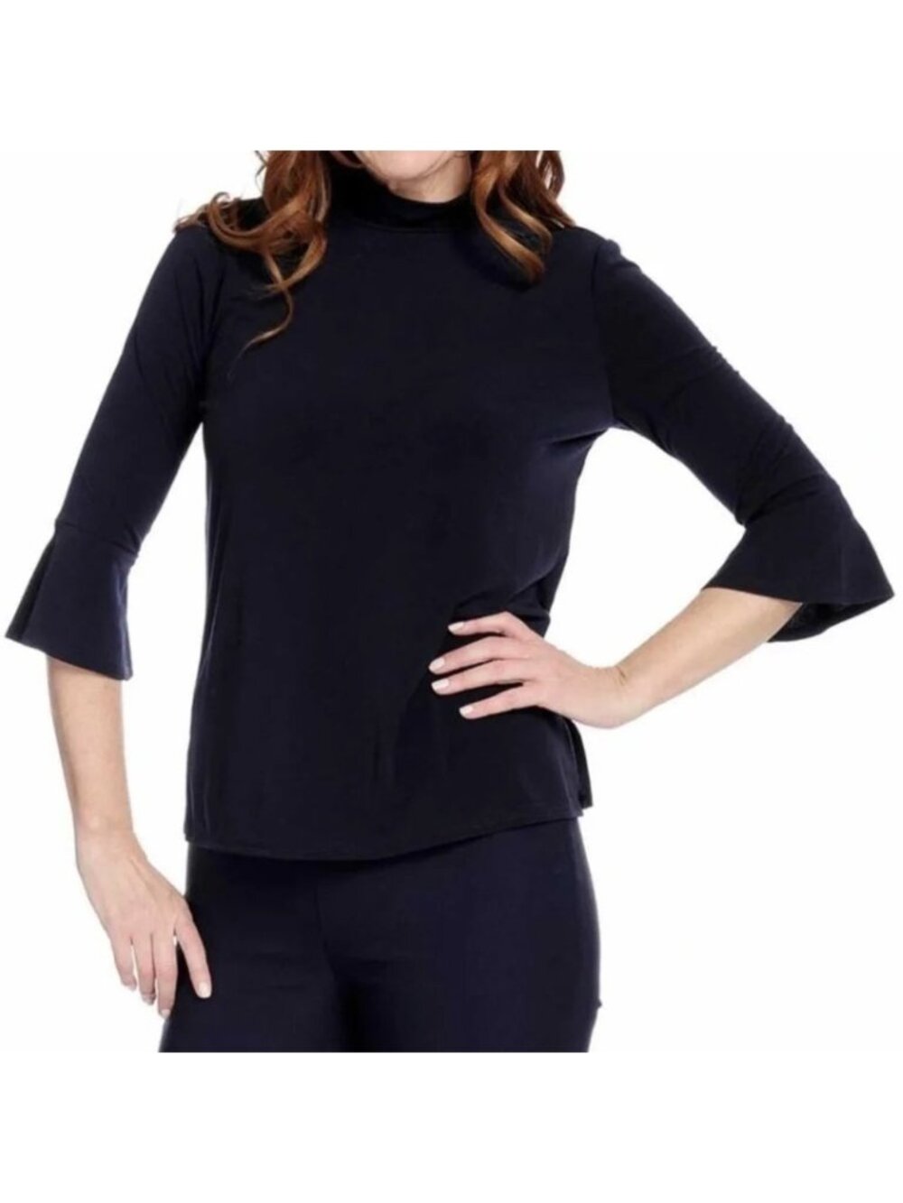 NEW Artizan by Robin Barré Black Bell Sleeve Top - Small